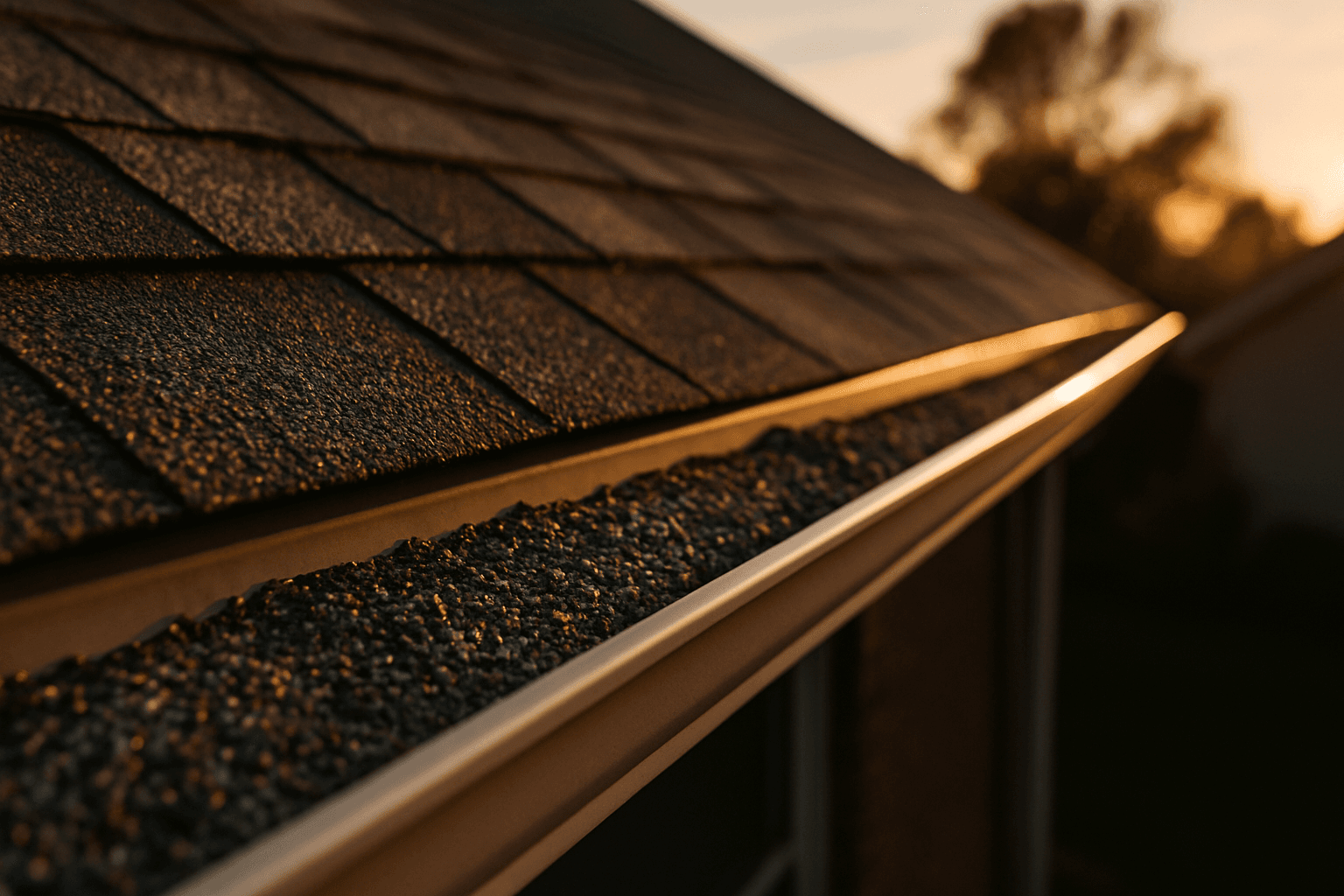 What causes shingle granule loss on a roof?